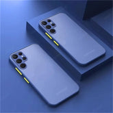 Shockproof Armor Matte Silicone Bumper Case For iPhone